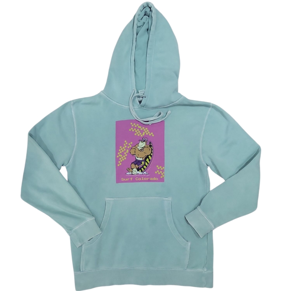 Surf Colorado Graphic Hoodie Size Small